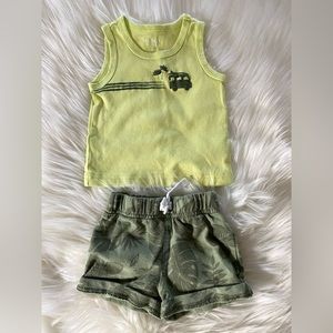 ⚫️5 for $25!⚫️ Baby short/ tank top matching set